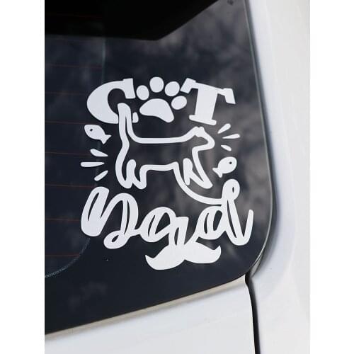 ZTTZDY 13.3*17.6CM Cat Car Sticker Creative Vinyl Decal Accessories Black/Silver ZJ4-0137