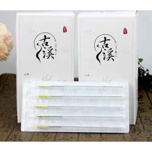 100pcs accupuncture massage Guxi knife needle with tube acupuncture needles ultra-micro aseptic blade needle