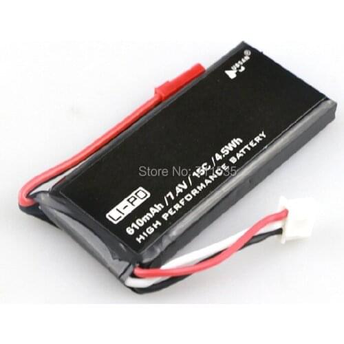 Hubsan 7.4V 610mAh 15C 4.5WH Lipo Battery Spare Parts For Hubsan X4 H502S H502E RC Quadcopter