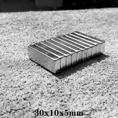 2/5/10/20/50PCS 30x10x5 Search Major Quadrate Magnet 30mm*10mm Powerful Magnets 30x10x5mm Strong Neodymium Magnets 30*10*5