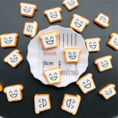 50g Smile Bread Polymer Clay Sprinkle For Kids Diy ,Soft Clay For Craft Clay/Nail Art/Scrapbook Decoration DIY,Filler