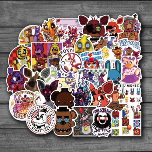 50Pcs/lot Cartoon Cute Little Bear Sticker Toys PVC Waterproof Graffiti Sticker For Laptop Luggage Toy Car Styling