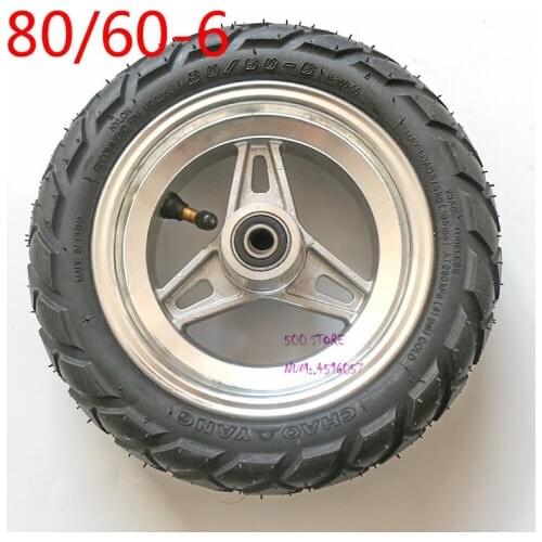 80/60-6 Pneumatic tire wheel with inner tire with hub scooter wear-resistant For New electric scooter mini avt free shipping
