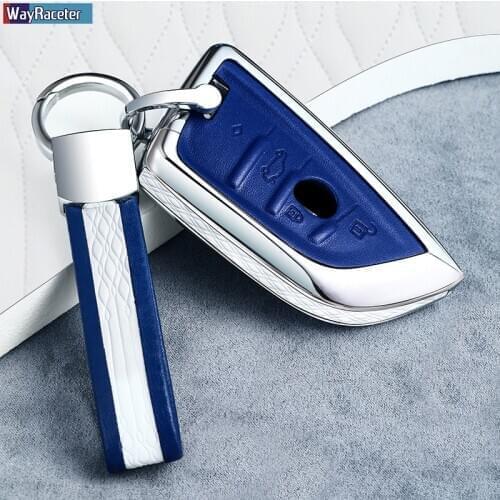 Genuine Leather Car Key Case Cover Shell Protective Bag For BMW G30 G20 G32 F40 G11 F20 G29 F48 F39 G01 G02 F15 F16 G05 G06 G07