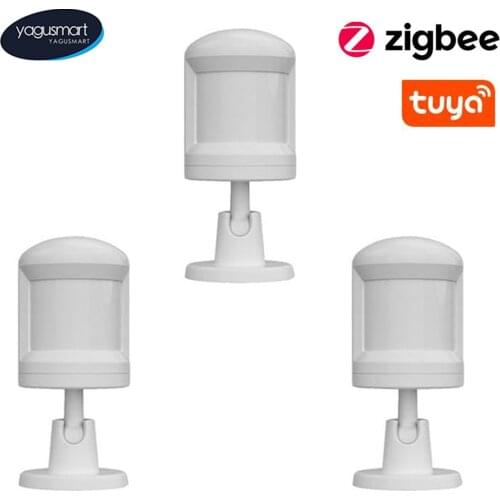 Yagusmart Tuya Zigbee 3.0 Motion Sensor Detector PIR Motion Sensor Support Zigbee2MQTT deCONZ Smart Home Security Sensor System