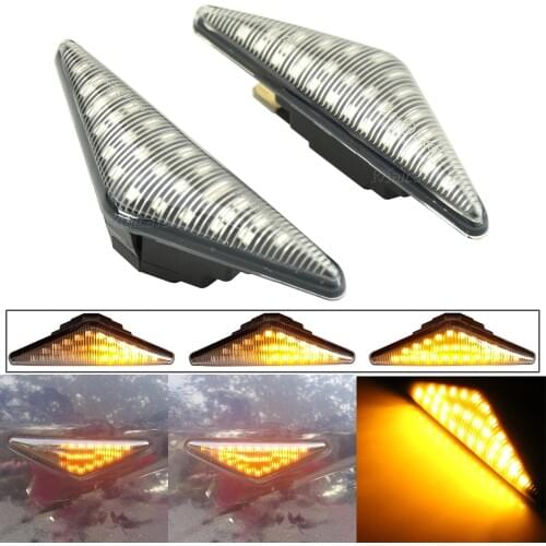 For Ford Focus MK1 1998-2004 Mondeo MK3 2000-07 Dynamic Turn Signal Light LED Side Fender Marker Sequential Indicator Blinker