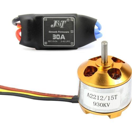 F02046-z A2212 930KV Brushless Outrunner Motor 15T + 30A Speed Controller ESC ,RC Aircraft KK Copter UFO