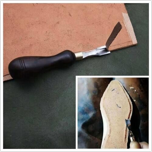 Handmade shoe making tools-channeling the shoulder of the hold fast of the insole