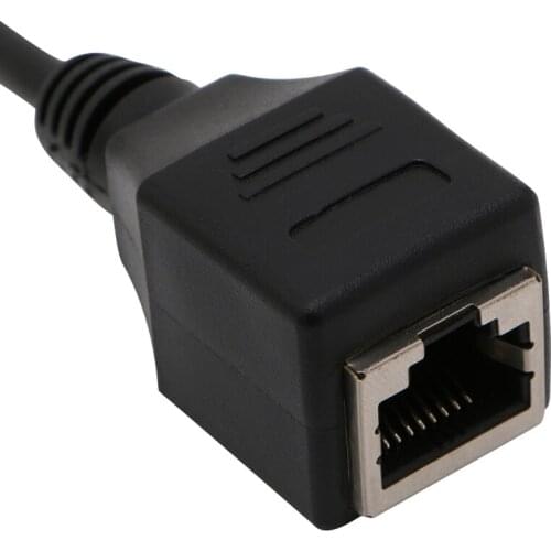 3.5mm Male Jack TRS Cable To RJ45 Socket Ethernet Adapter Wire 1pc L4MB