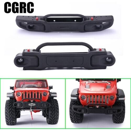 Composite Front Bumper Can Be Dismantled Wide and Narrow for 1/10 RC Crawler Car AXIAL SCX10 III Third Generation JEEP Wrangler