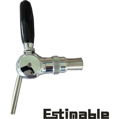 Homebrew stainles steel Ball type Beer tap faucet home brewing Drink tap with G5/8 long shank without output adapter