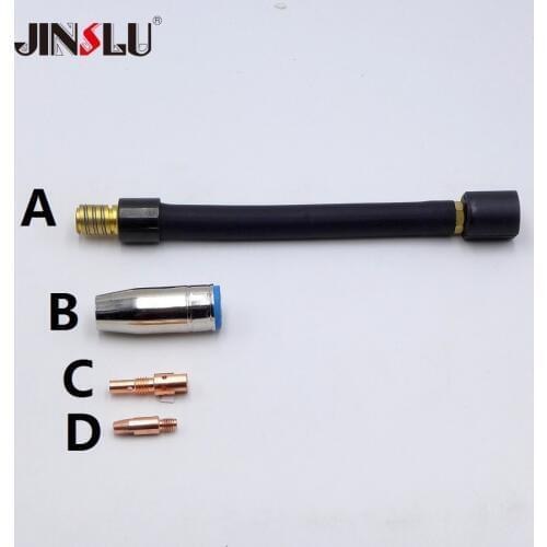 MB 25 25 AK 25AK Flexible Swan Neck 1PK For Mig Welder MIG MAG Welding Torch Consumables Binzel BW Style