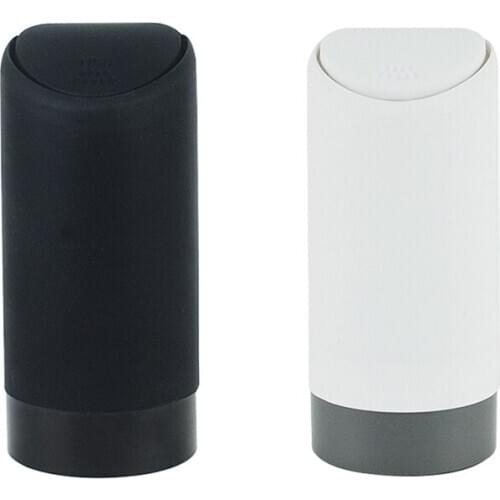 Mini Car Trash Bin Rolling Cover Type Silicone Garbage Cup Storage Bucket Rubbish Box Container Organizer Interior Accessories