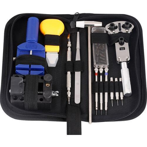 Multifunction Watch Tool Fix Kit Pin Set Watch Case For Watchmaker Opener Bracelet Link Repair Tool Remover Screwdriver Tweezer