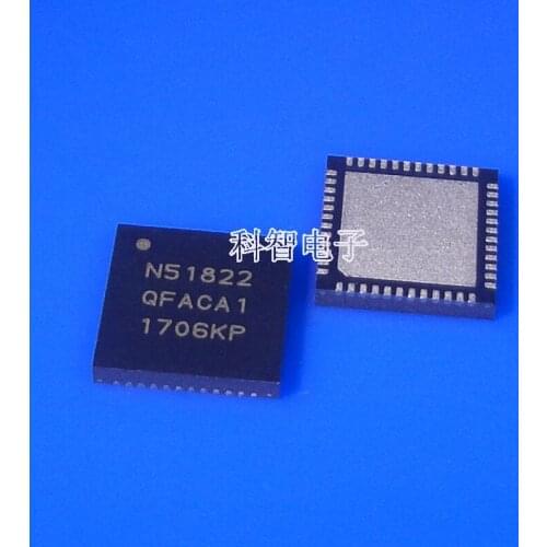 100% New&original NRF51822-QFAC N51822 QFN48 2.4gBLEic