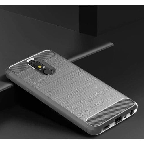 Shockproof Case For LG Velvet K50S X6 K12 Max K50 K12 Plus X4 2019 Solo LTE K40 Escape Plus K30 2019 K20 2019 Carbon Fiber Cases