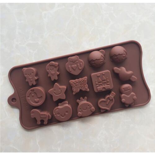 Love Boys And Girls Silicone Chocolate Mold Ice Mold XG260