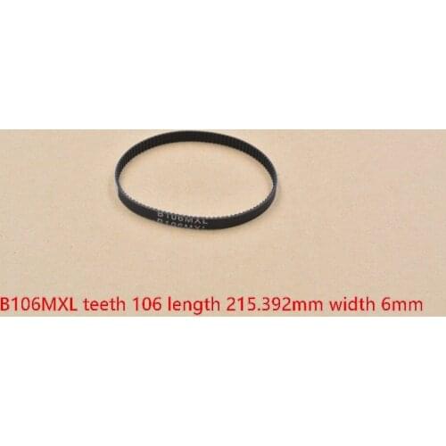 LINK CNC from B104MXL to B114MXL Rubber 6mm width Closed-loop MXL Timing Belt Closed Loop