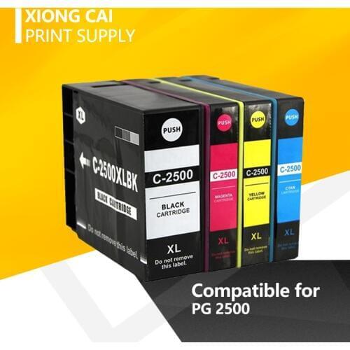 Compatible for PGI-2500 PGI 2500 PGI2500 ink cartridge for canon MAXIFY IB4050 Ib4150 MB5050 MB5150 MB5350 MB5450