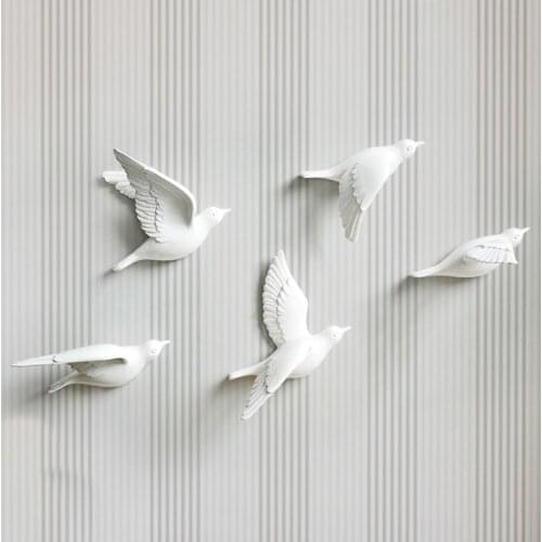 Modern living room stereo bird wall act the role ofing sitting room porch sofa background wall hanging wall decoration