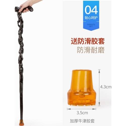 37.5" Super Hardwood Ironwood Walking Stick Support Strong Handle Canes Walking Stick Restored to Health