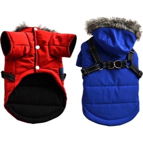 Winter Pet Dog Puppy Clothes Vest Jacket Chihuahua Clothing Warm Dog Clothes Coat For Small Medium Dogs 4 Colors S-2XL