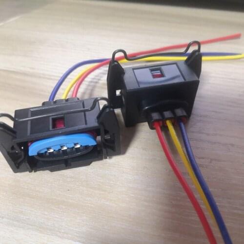 1/5/10/20/50/100pcs/lot 3 Pin Ignition Coil Plug Connector With Wire Harness Pigtail For Ford Mondeo, Focus, Ka 89FG-14A464-HCB