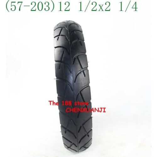 12.5 inch e-Bike tyre 12 1/2 X 2 1/4 ( 57-203 ) Tire and inner tube fits Many Gas Electric Scooters and Baby carriage