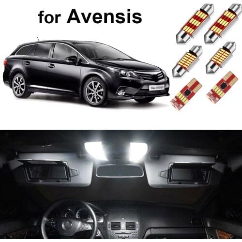 13Pcs Canbus Car Led Interior Light Kit For Toyota Avensis T27 2009-2015 2016 2017 2018 LED Bulbs No Error