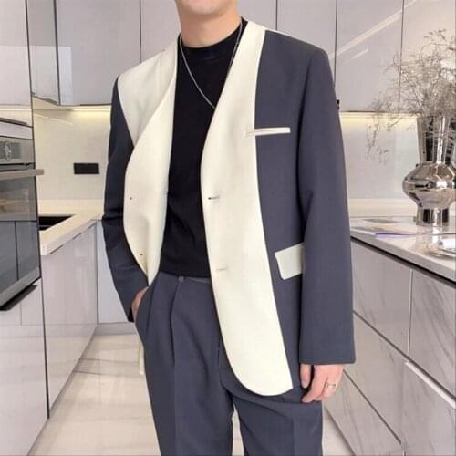 2021 Men Match colors Fashion Casual business suit/Male slim fit High quality Leisure Blazers/Streetwear Social Coat Ropa Hombre