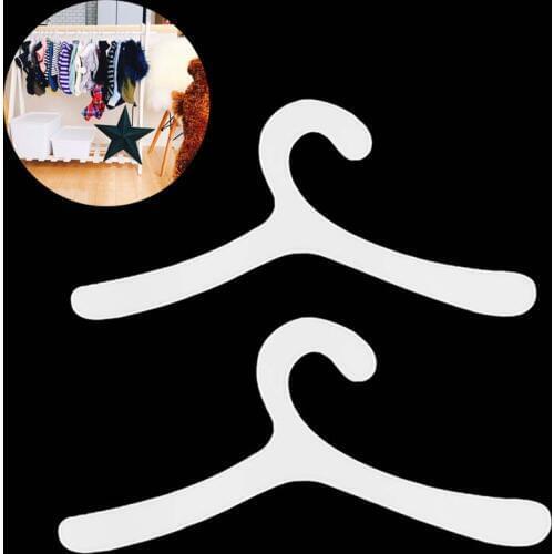 19cm Cloth Hanger 5pc/10pc Pet Clothes Storage Dog Cat Clothes Rack Dogs Coat Hanger Plastic Puppy Big Dog Hanger Pet supplies