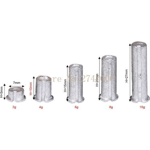 5Pcs/Pack Golf Lead Plug Weights for .335 .350 355 370 Tip Steel Shaft OEM Golf equipment 2g/4g/6g/8g/10g