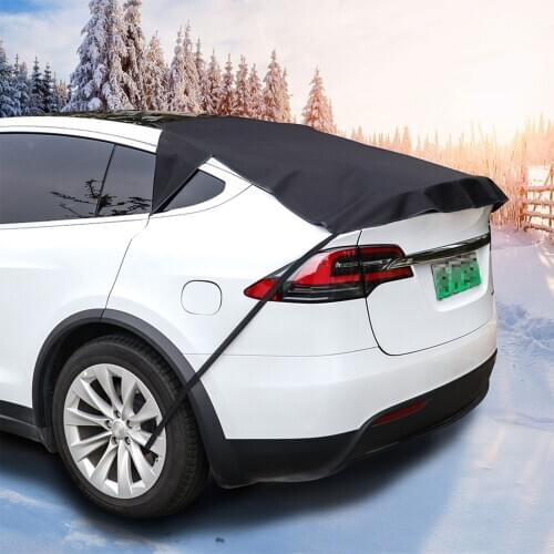 Car Snow Cover Universal Durable Window Snow Shield Thickened Oxford Snow Gear For Windshield Winter Car Front Window