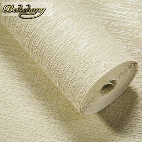 Beibehang papel de parede.Diatom mud 3D solid color plain color wallpaper modern simple living room TV background wall paper