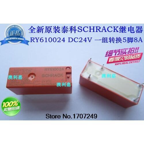 Free Shipping 100% new original relay 10pcs/lot RY610024 8A/250VAC