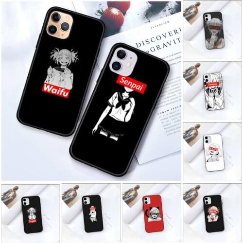 Zororong Sugoi Senpai Anime Waifu Phone Case For iPhone 12 Mini 11 Pro XS Max X XR 7 8 Plus
