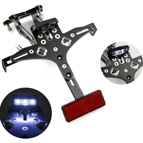 Motorcycle License Plate Holder Bracket Frame Indicator Lamp For Suzuki GSX-R1000 GSXR1000 GSXR 1000 K5 K7 2005 2006 2007 2008