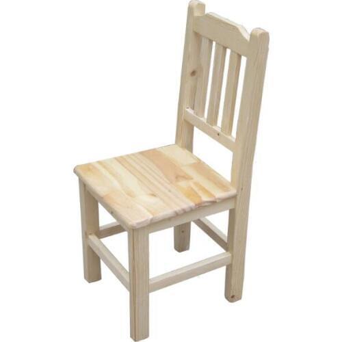For Children Solid wood dining chair back-rest chair