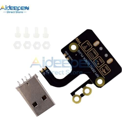 For Raspberry Pi Zero W/Zero WH USB Adapter Board Micro USB to Type A interface Expansion Board