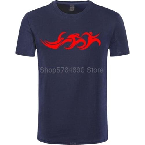 Tenacious Struggle Games Sports Triathlon Tshirt Swim Bike Run Abstract Art Design Printed T-shirt Cotton Fitness Tees