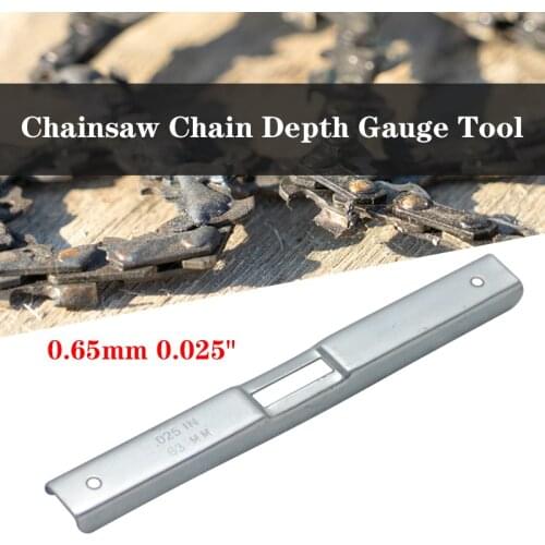 Measurement Tools PN 27530 0.65mm Chain Saw Chain Depth Gauge File Guide Tool Chainsaw Instrument Parts For Garden Tools