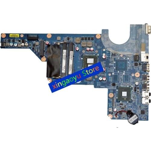 For HP G4 G6 G7 G4-1000 G6-1000 laptop motherboard w/ i3-370M DAR18DMB6D 655990-001 DDR3 Free Shipping 100% test ok