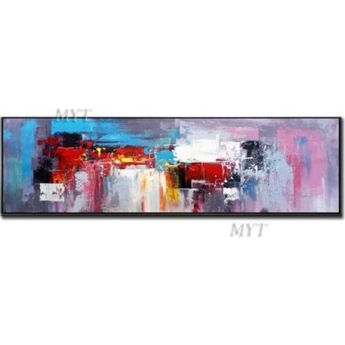 Many Beautiful Colors Abstract Oil Painting On Canvas Living Room Home Pictures Modern Wall Art Paintings 100% Handpainted