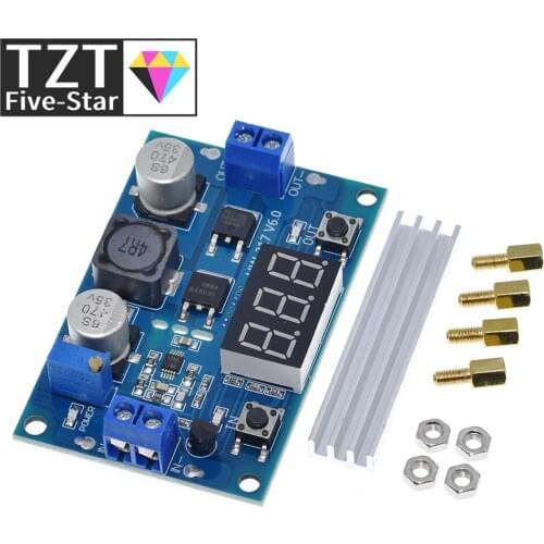 TZT DC DC-DC 3~35V to 3.5~35V LTC1871 Booster step up Step-up module Converter Regulated Power Supply+VoltMeter
