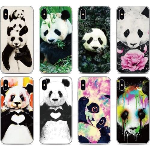TPU Soft Panda Case For Alcatel 3 3L 3V 3X 1 3C 1C 1X 1V 1S 2019 Back Cover For Alcatel 1SE 1S 1V 3L 3C 1A 1B 2020 Phone Case