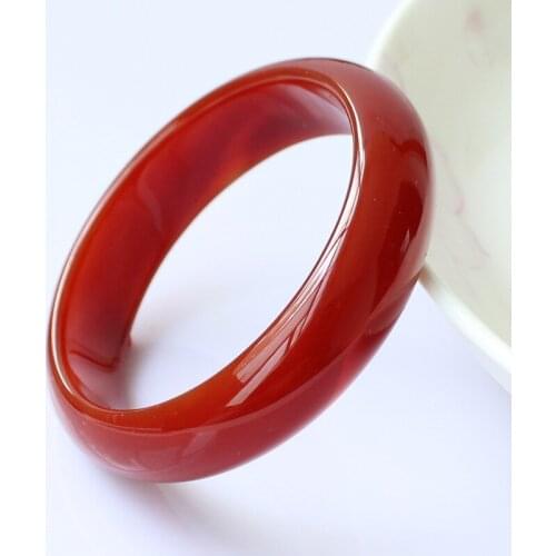 Natural Jade Bangle Bracelet Fashion Women MenCharm Jewellery Accessories Hand-Carved Round Bangle for Friend