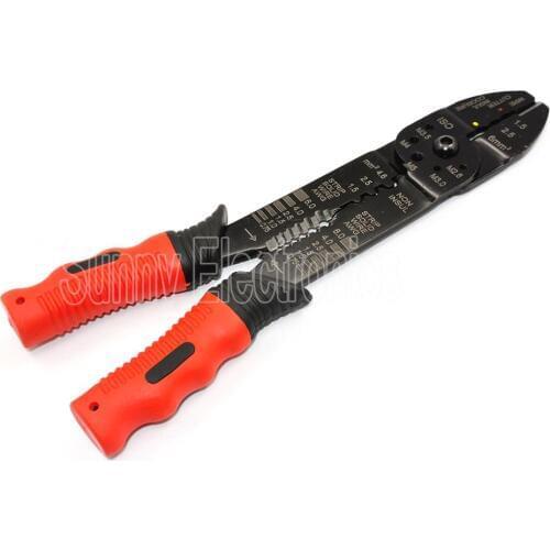 Non-Insulated Crimp Tool Crimping Tool Set Wire Stripper Cutter Connectors Cable Ties Pillers Crimper