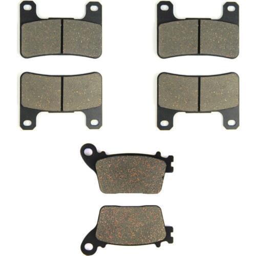 SOMMET Motorcycle Front + Rear Brake Pads Disks for Suzuki GSXR 1000 K9/L (Tokico & Brembo Caliper) (09-14) GSXR1000