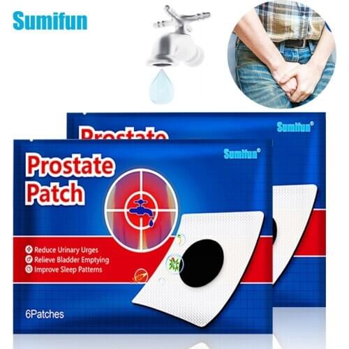 6/12 pcs Prostatic Plaster Navel Patch Relieve Urinary Urgency Painful Urination Prostate Treatment Chinese Medical Patch