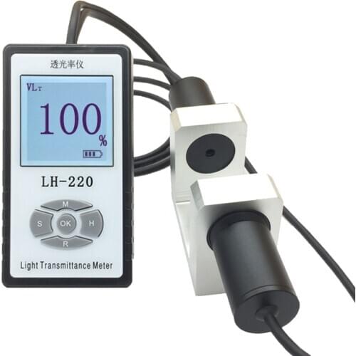 LH-220 Light Transmittance Meter Light Transmittance Meter Automobile Glass Light Transmittance Tester Lens Light Transmittance